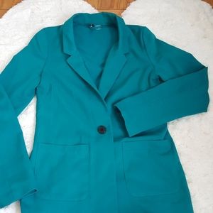 Beautiful Blueish/green Boyfriend Blazer
